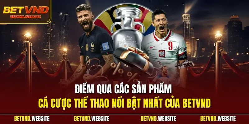 Điểm qua các sản phẩm cá cược thể thao nổi bật nhất của BETVND